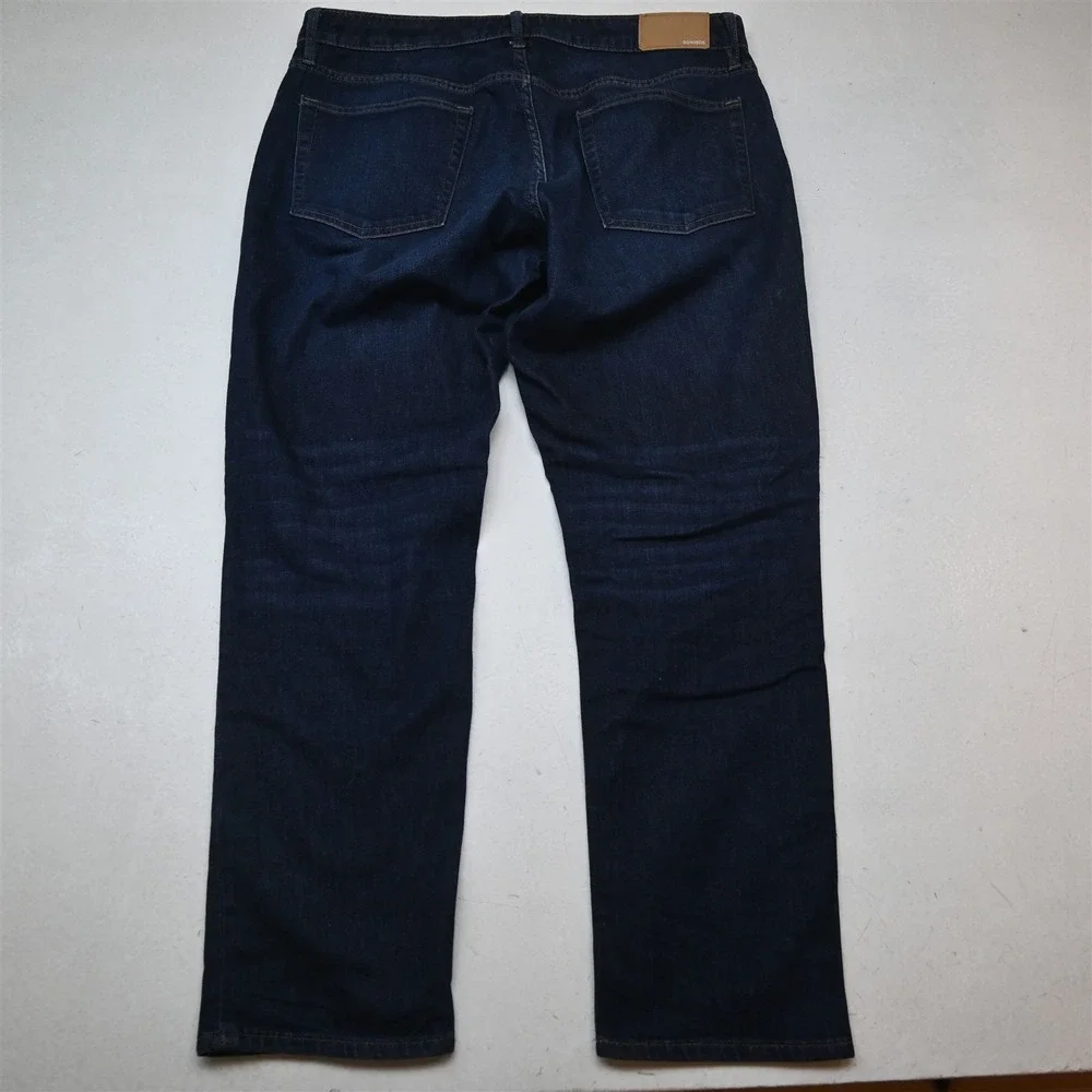 Bonobos 36x32 Dark Stretch Denim Athletic Fit Tapered Mens Jeans